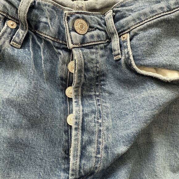 Citizens of Humanity Womens Jeans Charlotte Crop Distressed Light Wash 27 - Picture 15 of 16